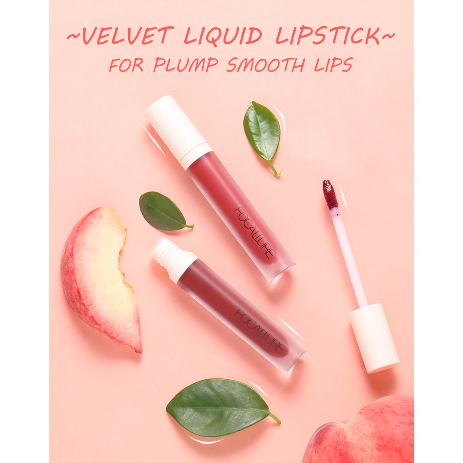 FA86 FOCALLURE Velvet Liquid Lipstik tahan air tahan lama 9 warna lipstik Matt lipstick- BPOM