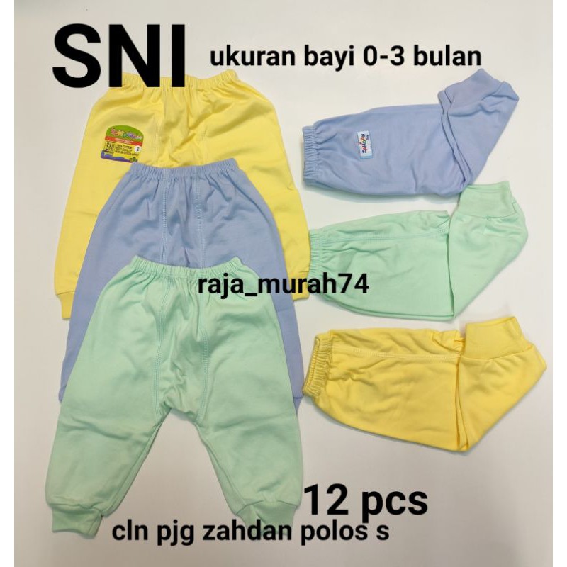 12 pcs cln pjg zahdan polos s