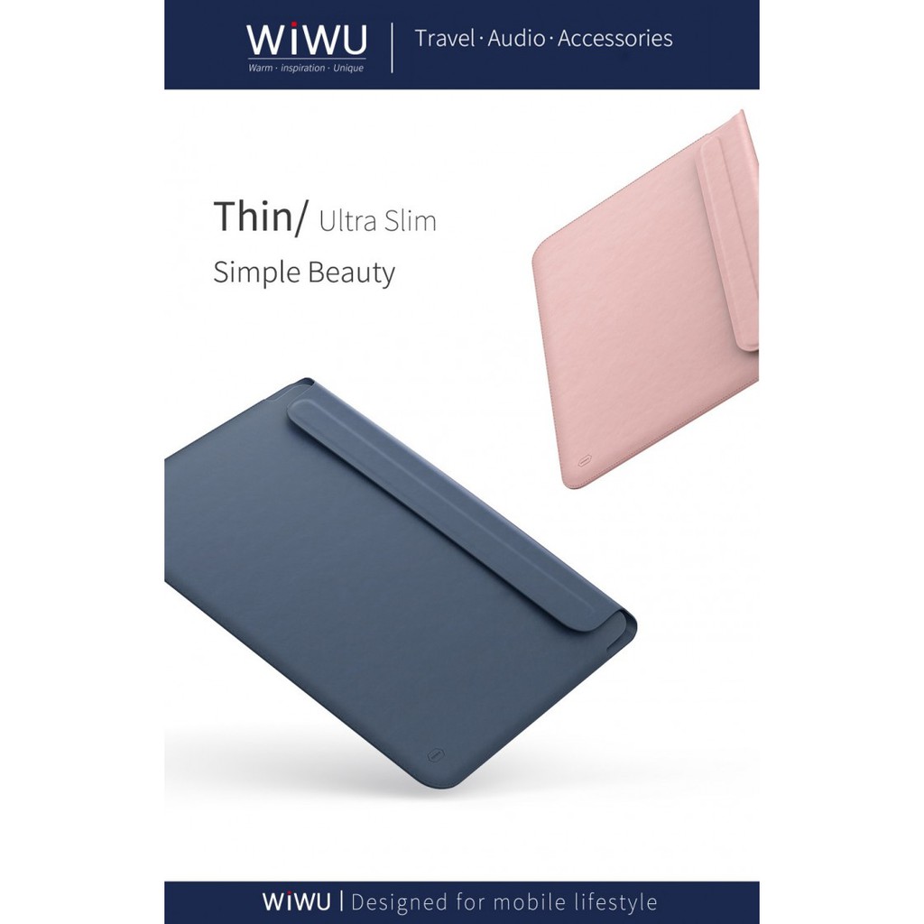 WIWU Skin Pro II - PU Leather Sleeve for MB Pro 15.4-inch