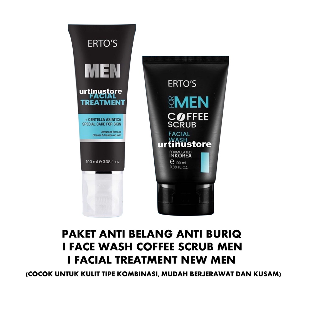 Gamal Paket Anti Belang Anti Buriq (Face Wash Coffee Scrub Dan Facial Treatment New Men)