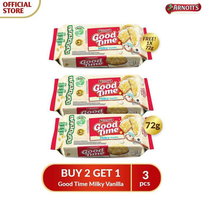 

TERMURAH BUY 2 GET 1 Good Time Milky Vanilla BEST SELLER