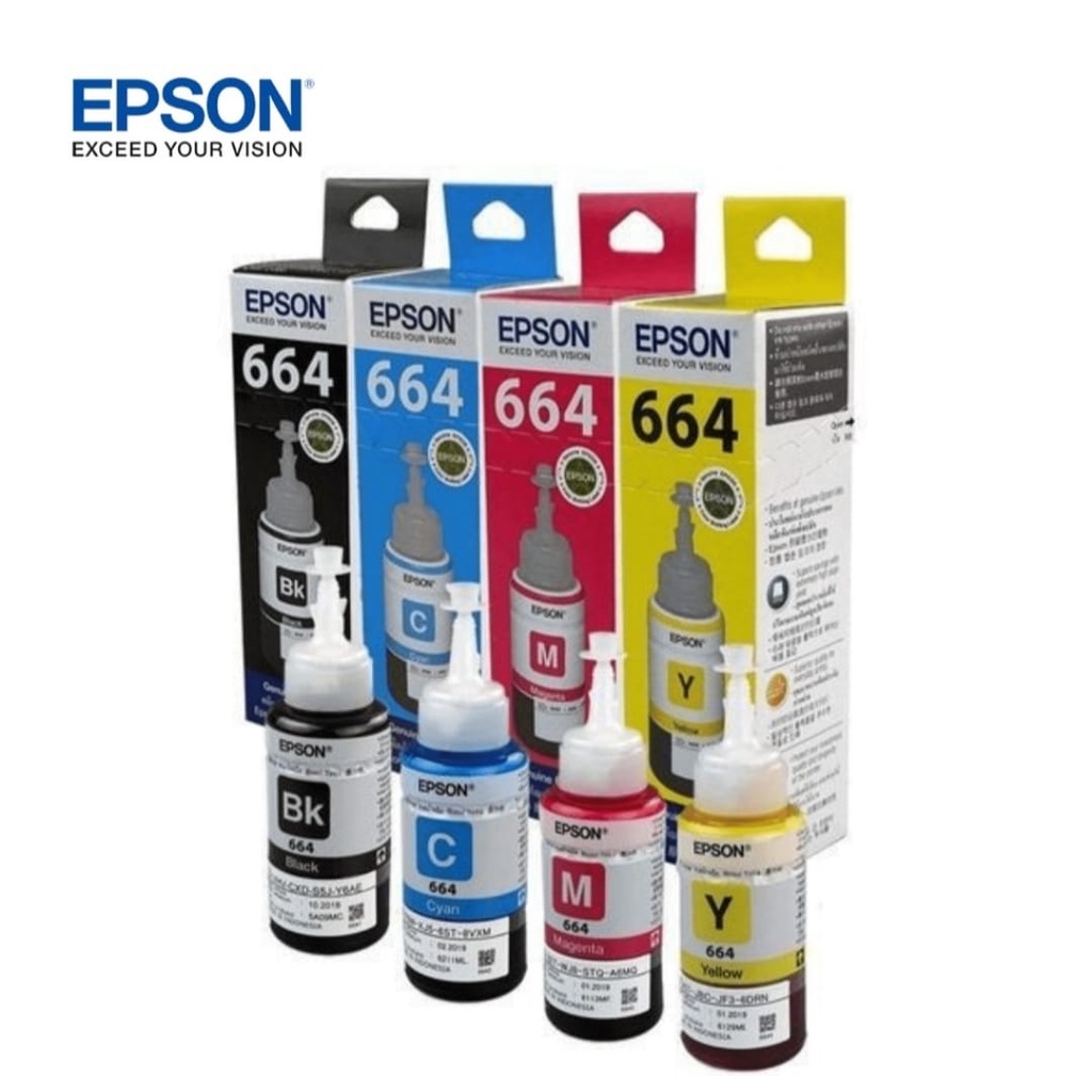 1Set Tinta Epson 664 /Tinta Printer Epson