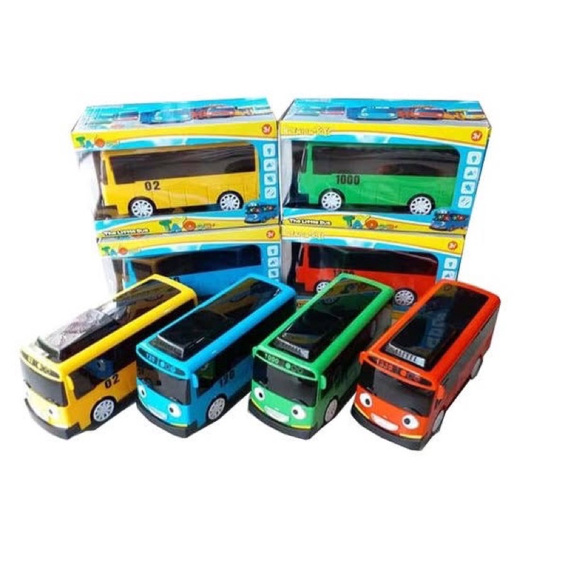 Mainan Tayo Little Bus School Mobil Tayo Lampu