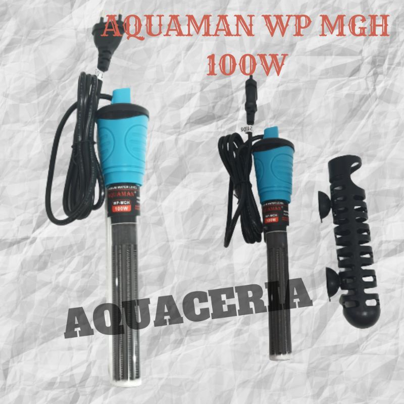 AQUAMAN MGH HEATER AQUARIUM PEMANAS AIR AQUARIUM 100WAT