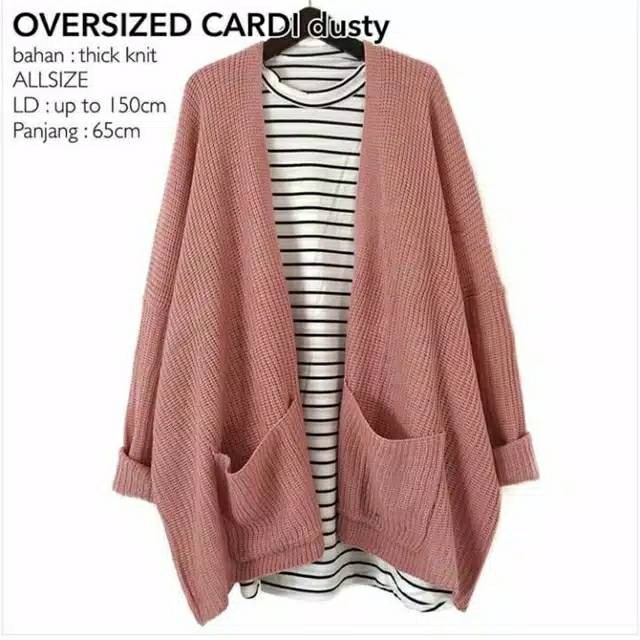 cardigan jumbo Long cardigan BELLE  XL by fashionhaura_21 TERLARIS l rajut ala-ala korea-1