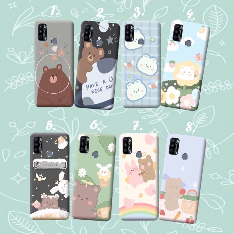 #910 Infinix Hot 9 Play (Typelainviachat) case cute #42