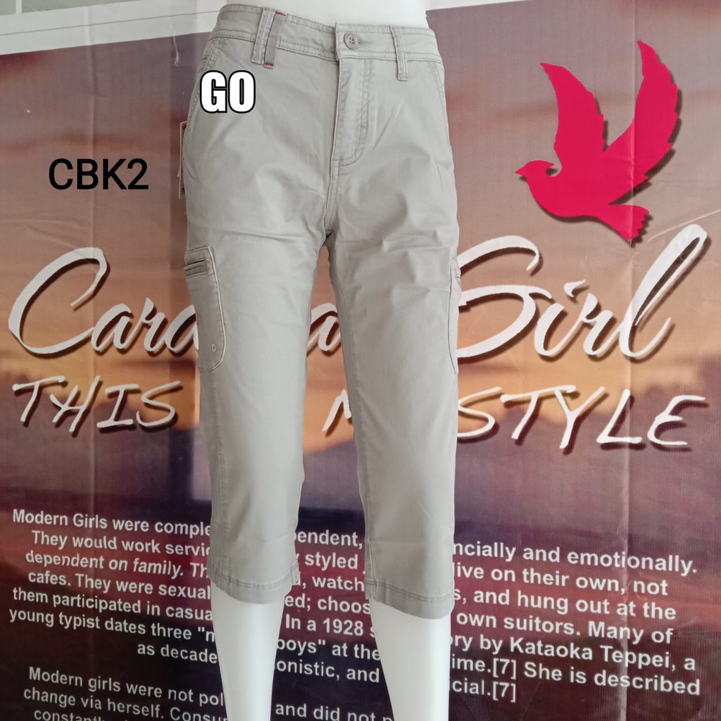 gof CBK CARDINAL CELANA BAHAN 7/8 KEMPOL Cewek Celana Cewek Bahan Bawahan Wanita