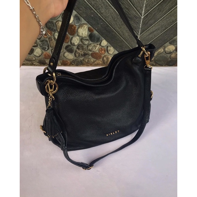 Link co kk @fauziahlaili Sling and hobo bag sisley | Sisley kulit asli | preloved