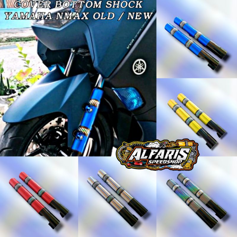 COVER SHOCK DEPAN COVER BOTTOM SHOCK YAMAHA NMAX OLD COVER SHOCK DEPAN COVER BOTTOM SHOCK YAMAHA NMAX NEW SEPASANG