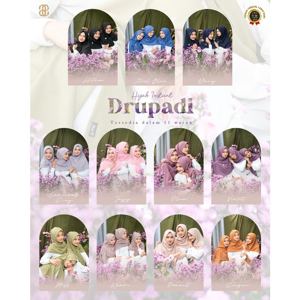 Hijab Instan Drupadi Puan