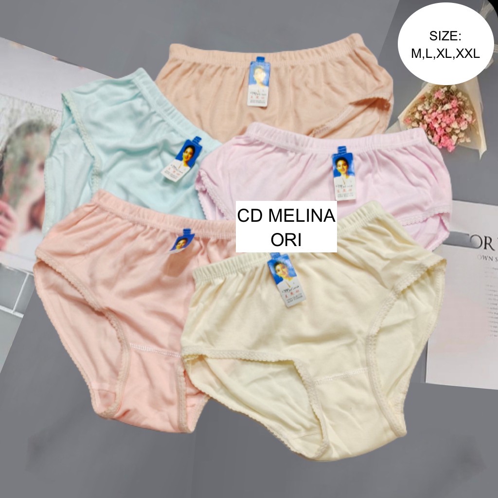 Celana Dalam Wanita Melina CD Wanita Motif Polos Murah Berkualitas CD MELINA
