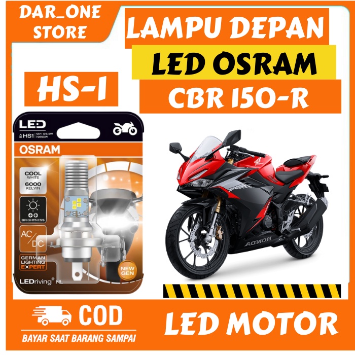 LAMPU DEPAN LED MOTOR HONDA CBR 150 R ORIGINAL OSRAM