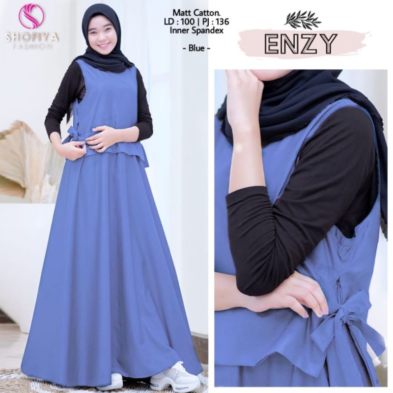 ENZY SET ORIGINAL BY SHOFIYA//DRESS MUSLIM WANITA