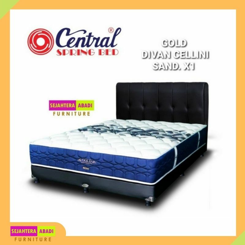 Central Springbed Kasur Matras Gold Posture Matic Orthopedic Spring Bed Multibed Boxy Multi Plus Bed