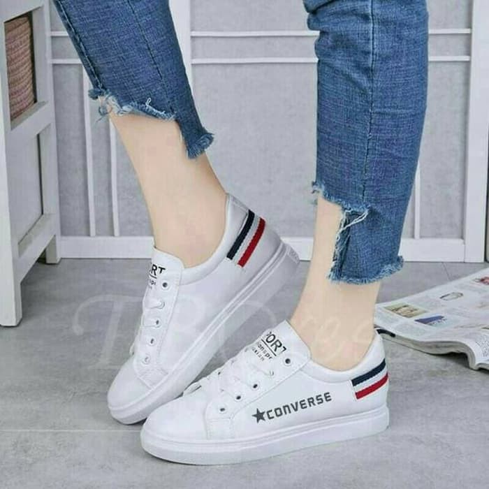 sepatu converse putih - Putih, 37