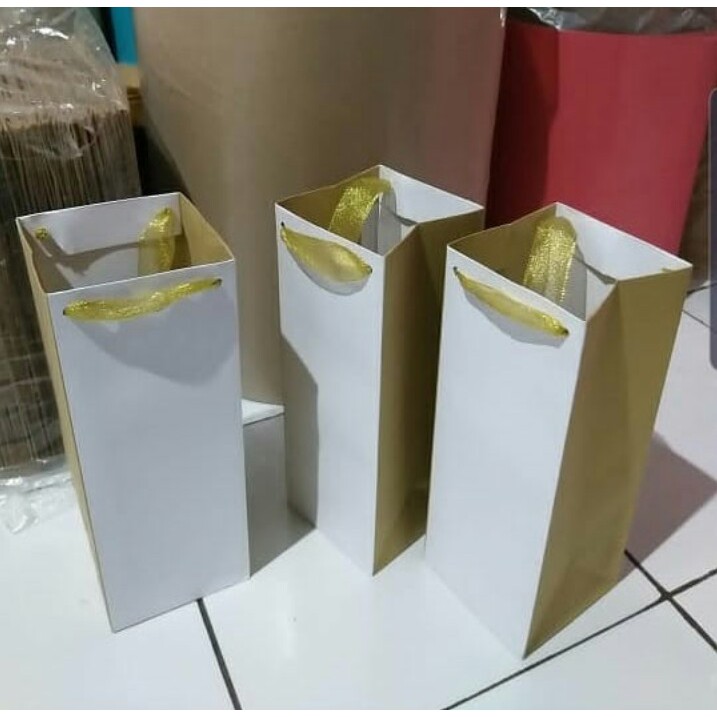 

paperbag polos -paper bag polos paperbag custom paperbag botol