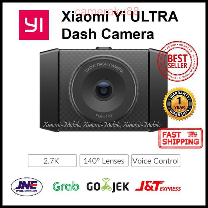 PROMO Xiaomi Yi Ultra Dash Camera / Dashcam Resolution 2.7K Voice Control