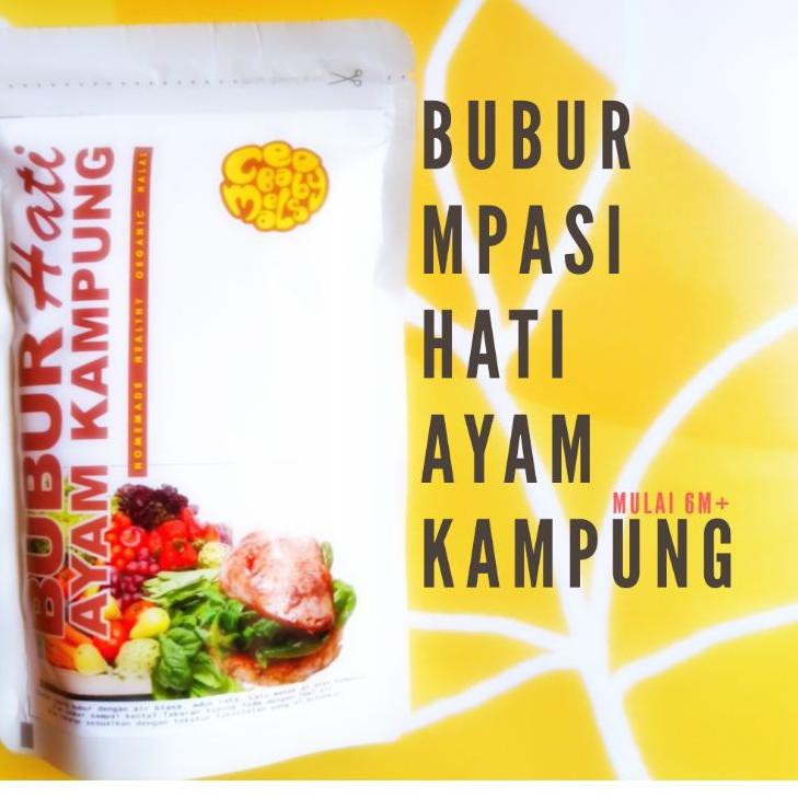 

TERBARU.. BUBUR AWAL MPASI HATI AYAM KAMPUNG >