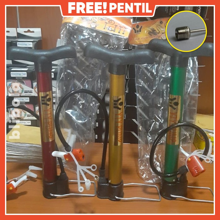 Pompa Angin Bola Ban Motor Mini Praktis
