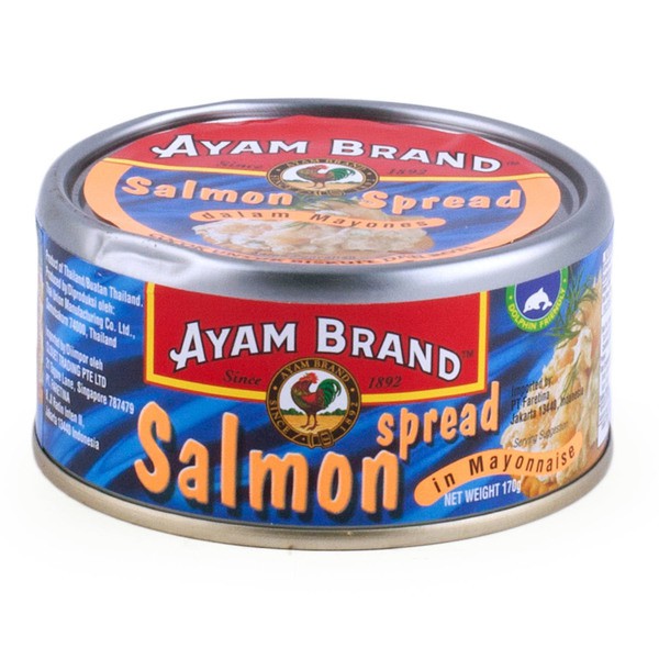 

AYAM BRAND Mayonnaise Spread Salmon 150gr Ikan Mayonais Oles Kalengan