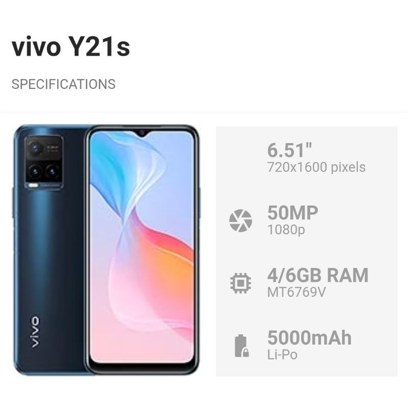 Vivo Y21s 4/128