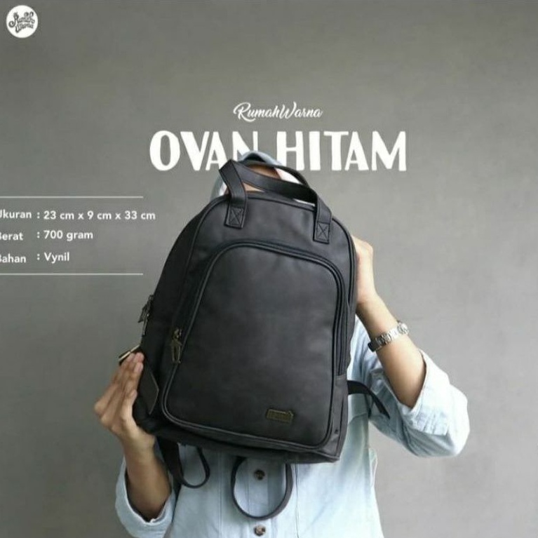 Tas Ransel Ovan Hitam Rumah Warna