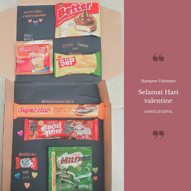 

Snack Box Text||valentine day||Hampers valentine||