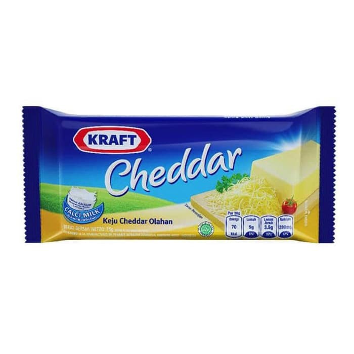 Keju Kraft Cheddar MIDI 70 Gram (sedang) ~ EXP 14 FEB 2022