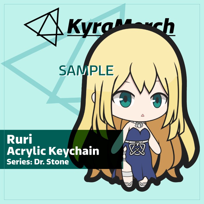 Keychain Dr. Stone Ruri
 | KyraMerch Anime Fanmerch Dealer