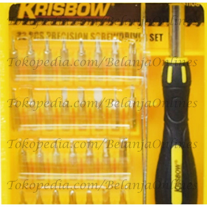 freeongkir ORIGINAL KRISBOW SET OBENG PRESISI 32 PCS gratisongkir