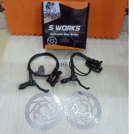 Brakeset Rem Hidraulic Discbrake Brake Set S Works Sakoni MTB Seli Minion