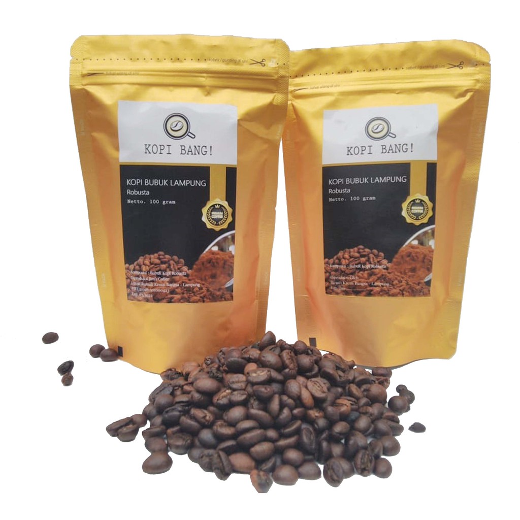 

KOPI BUBUK MURNI TANPA CAMPURAN / KOPI LAMPUNG ROBUSTA ASLI