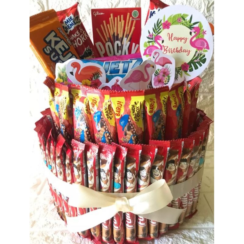 

MURAH! Snack ultah 2 tingkat/cemilan snack