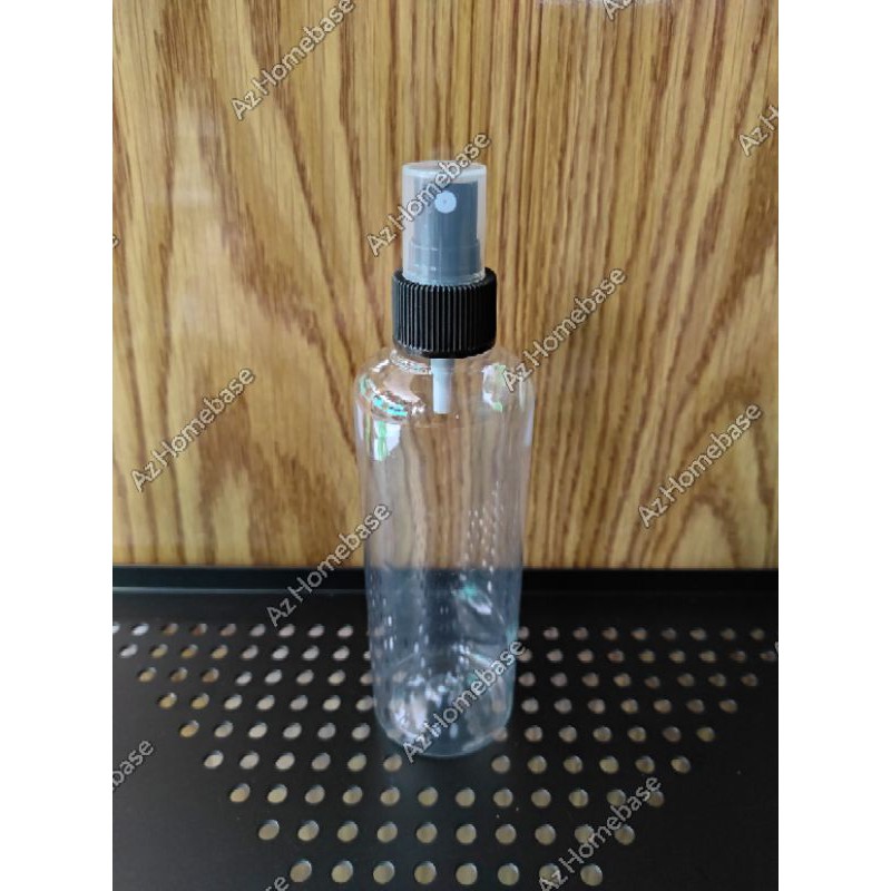 Botol Spray 250ml Natural Spray Hitam - Botol Spray Round 250ml Bening - Botol Spray 250ml Natural