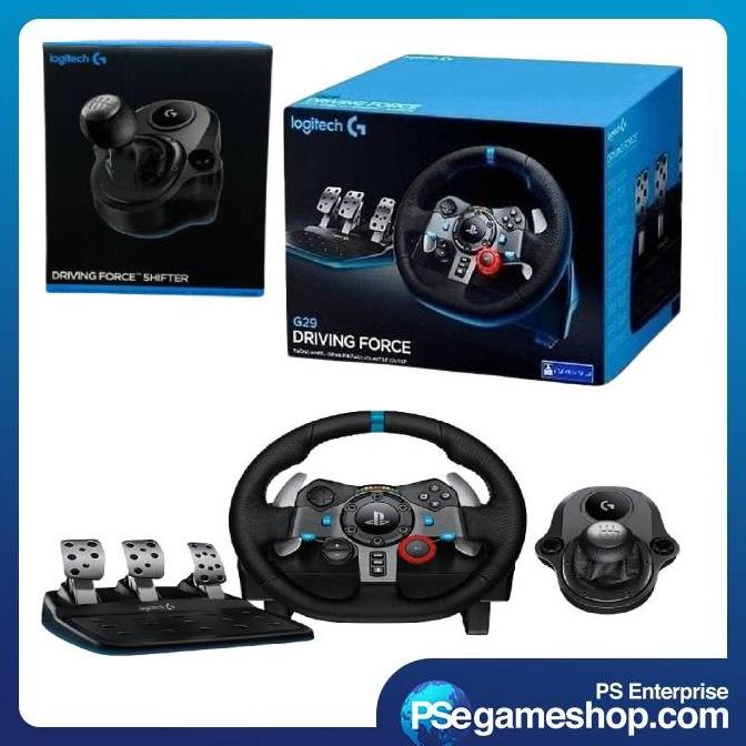 Logitech G29 Driving Force Race Wheel + G Driving Force Shifter