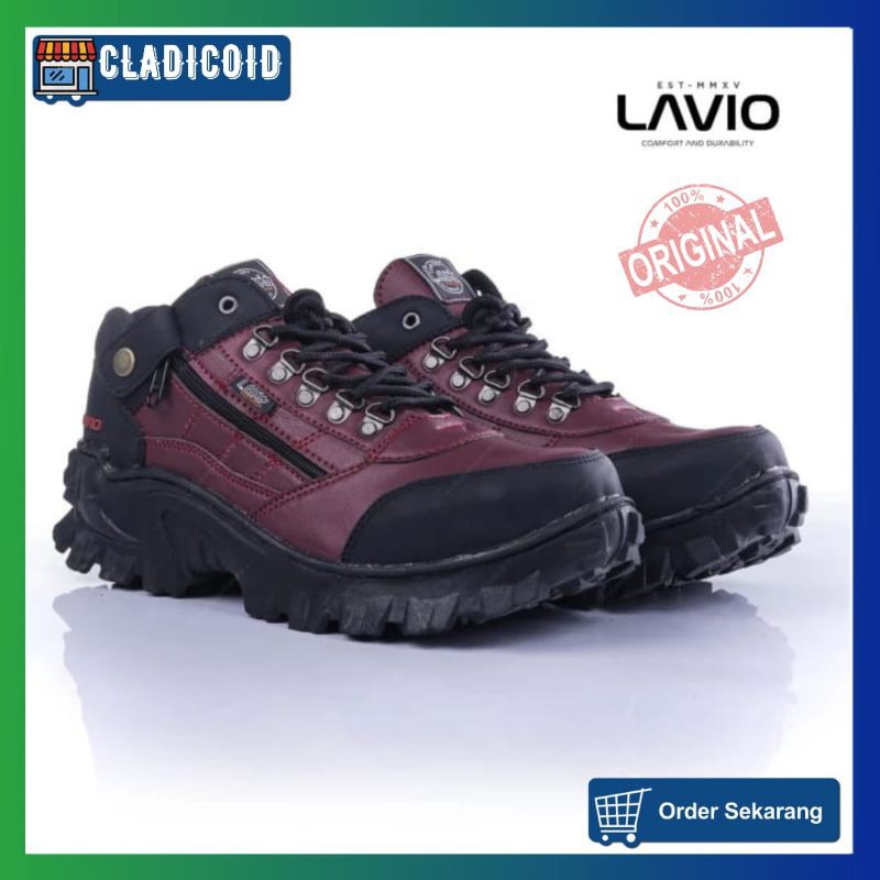 LAVIO E95 Sepatu Safety Ujung Besi High Quality Premium Boot Gunung Kerja Lapangan Outdoor Touring Hiking