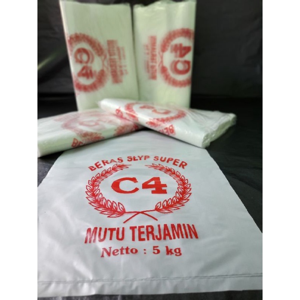 

Plastik beras c4 merah ukuran 5kg