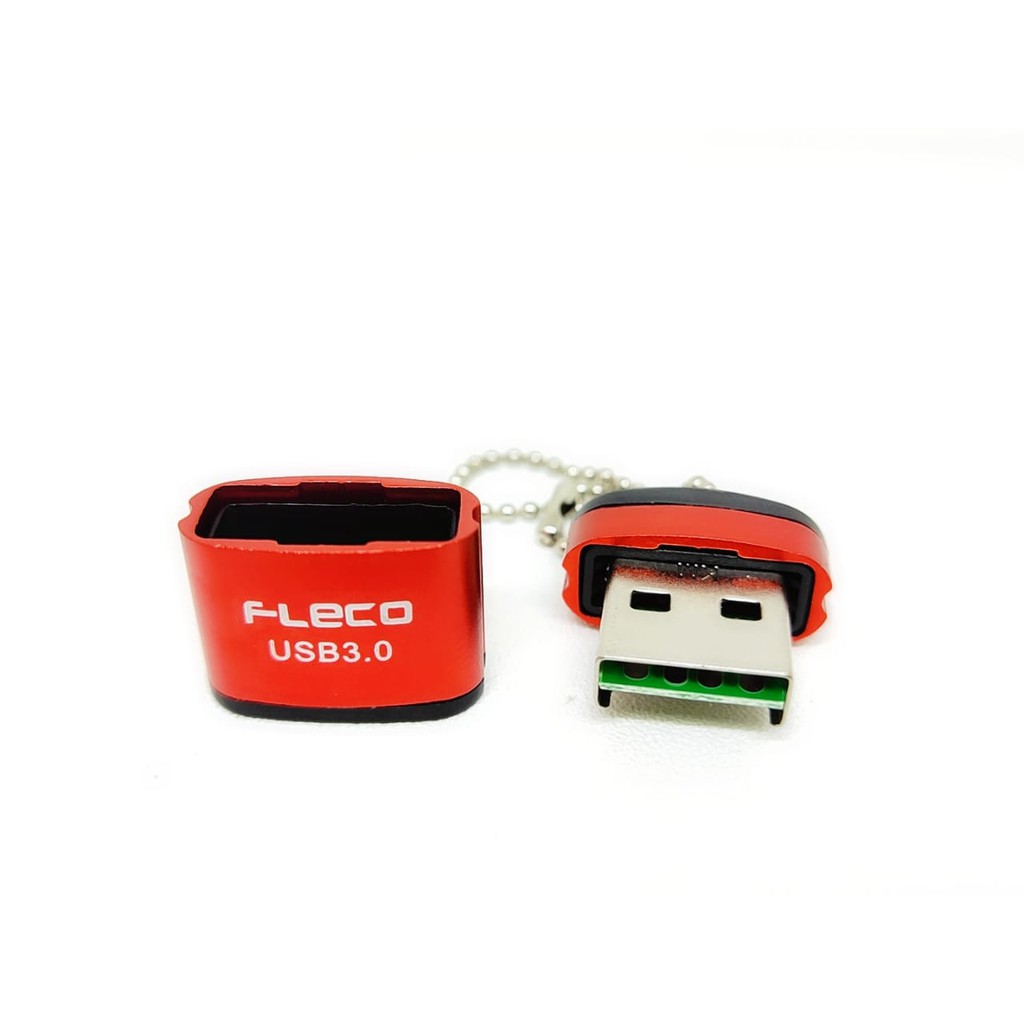 TF Card Reader FLECO MicroSD Speed Flash USB 3.0 to MicroSD LED Light Metal