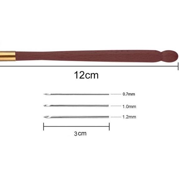 [SKU : 9AINL] Tambour payet india jarum payet mote alat payet tambour embroidery