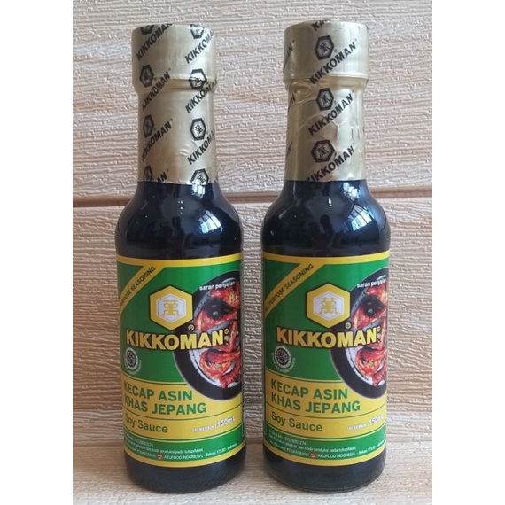 ✔MURAH Kikkoman Soy Sauce 150ml KEMASAN BARU / Kikkoman Shoyu / Kikkoman All Purpose Shoyu / Kecap Asin Jepang