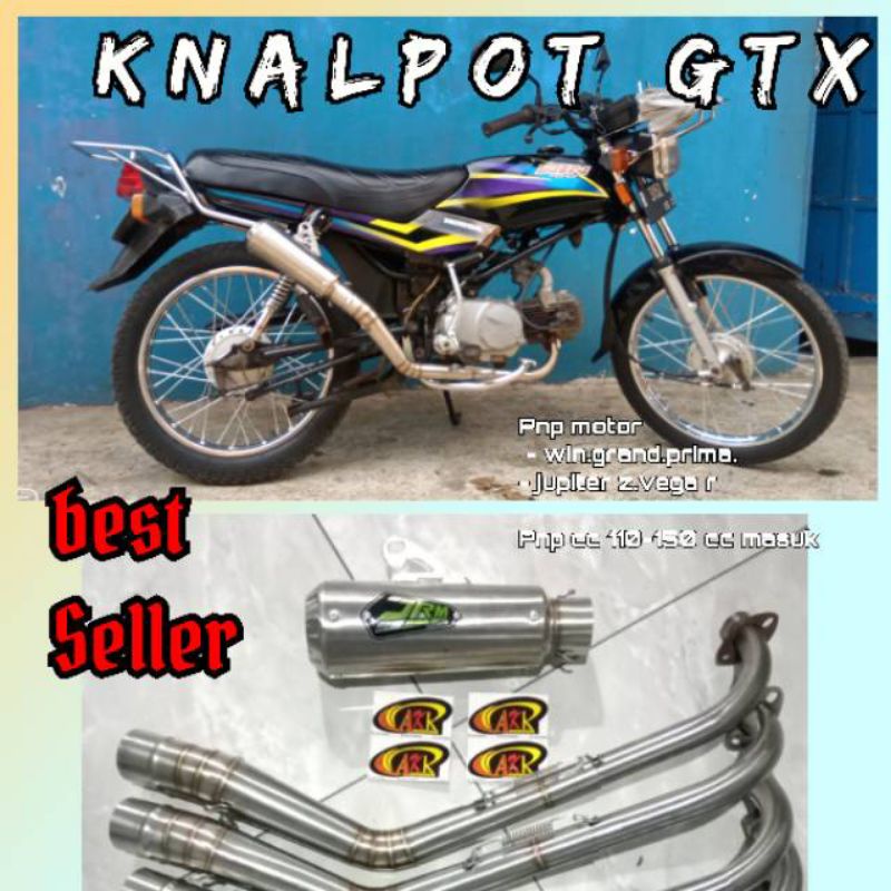 Knalpot gtx cc100-150 130 honda win trail jupiter z