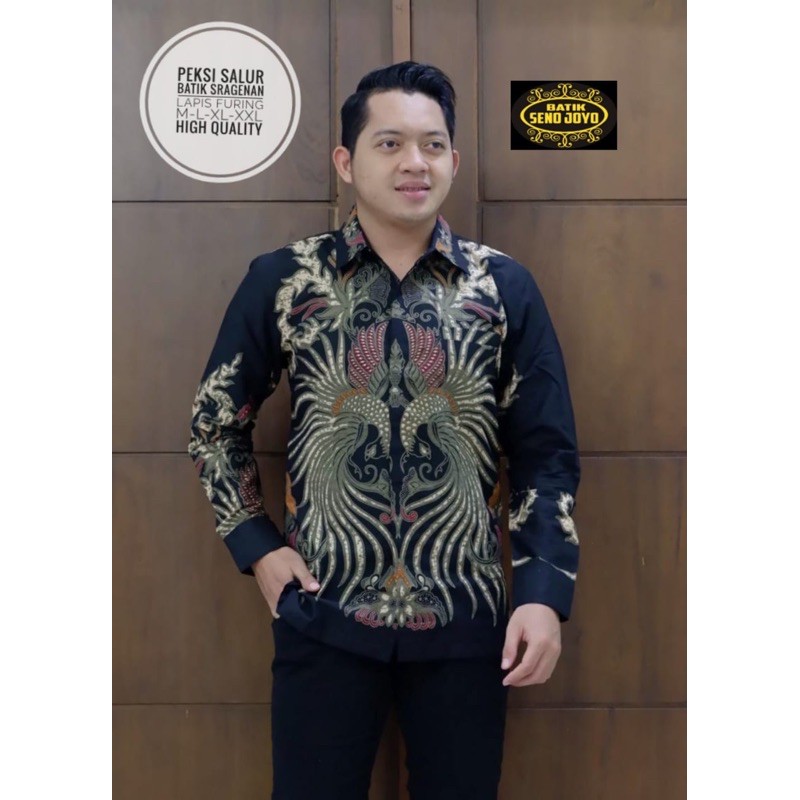 BATIK PEKSI SALUR LAPIS FURING KATUN HALUS SRAGENAN SIZE S-XXL ASLI SOLO HIGH QUALITY
