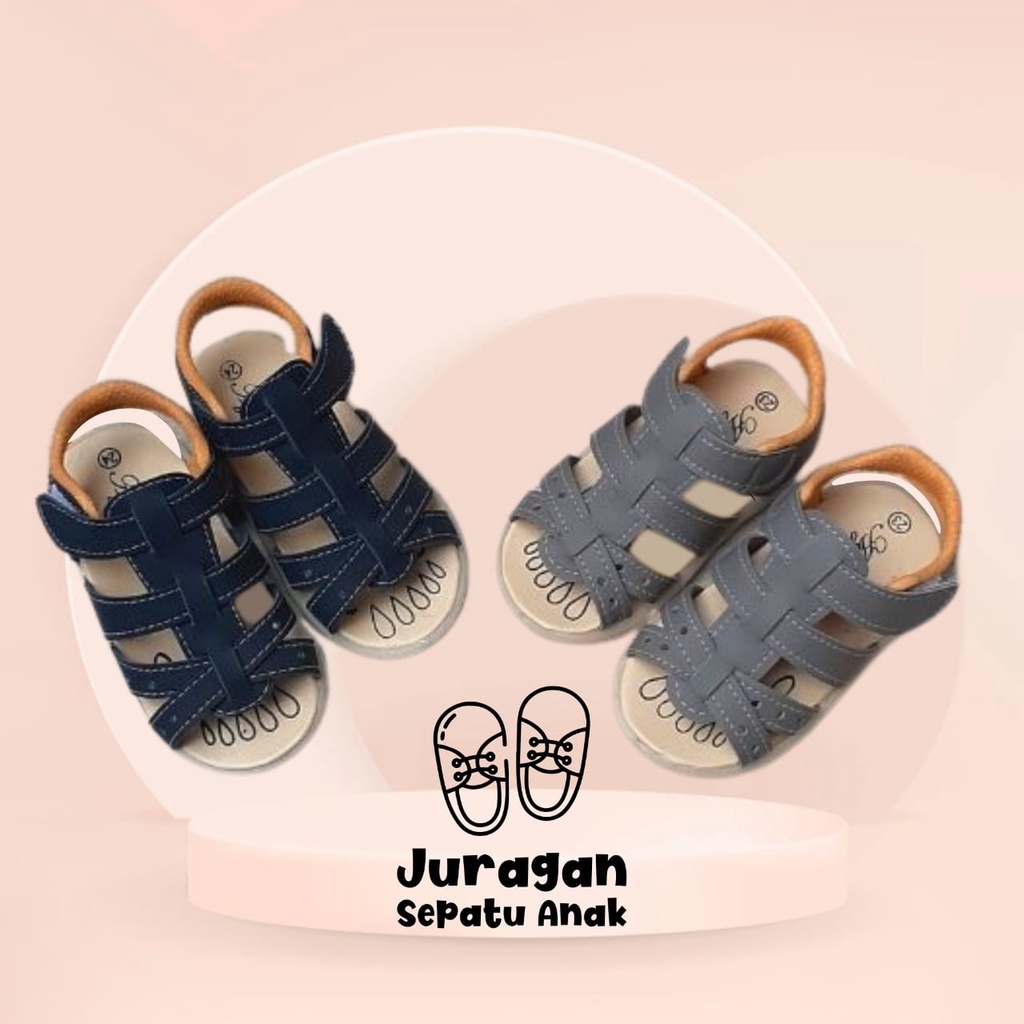 sandal anak laki laki usia 1 s/d 3 tahun sandal balita murah sandal motif anyam keren/sandal anak murah