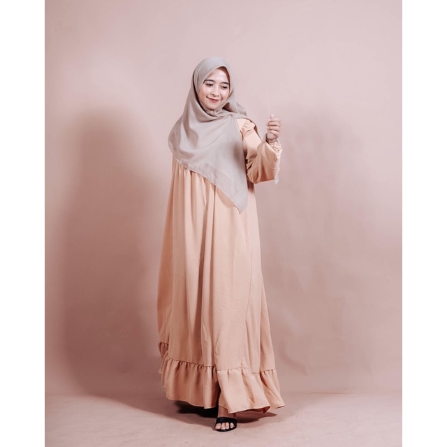 Gamis Crinkle Airflow | Dress Crinkle Airflow | Dress Crinkle Polos