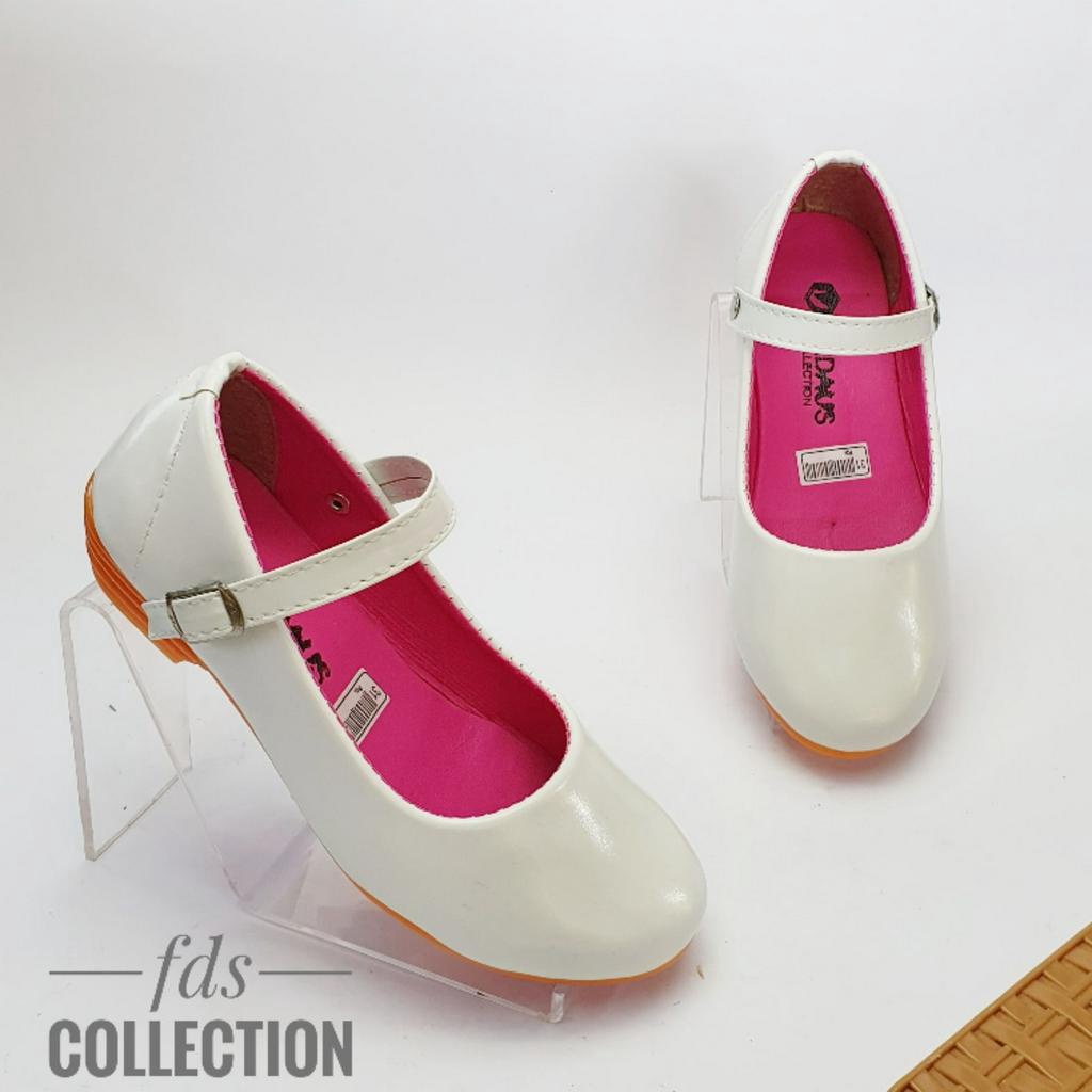 Sepatu Flat Shoes Anak Perempuan Slip On Empuk polos