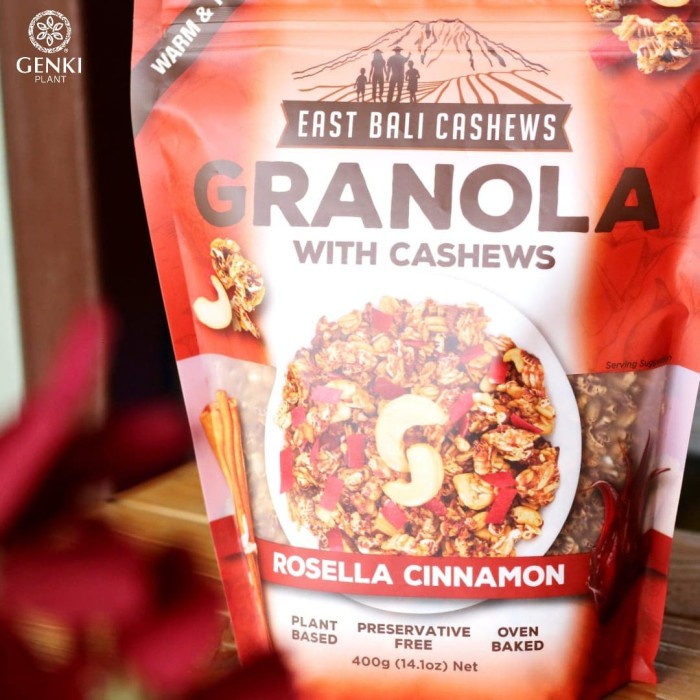 

Jual Granola Rosella Cinnamon (East Bali Cashews) - 400 G
