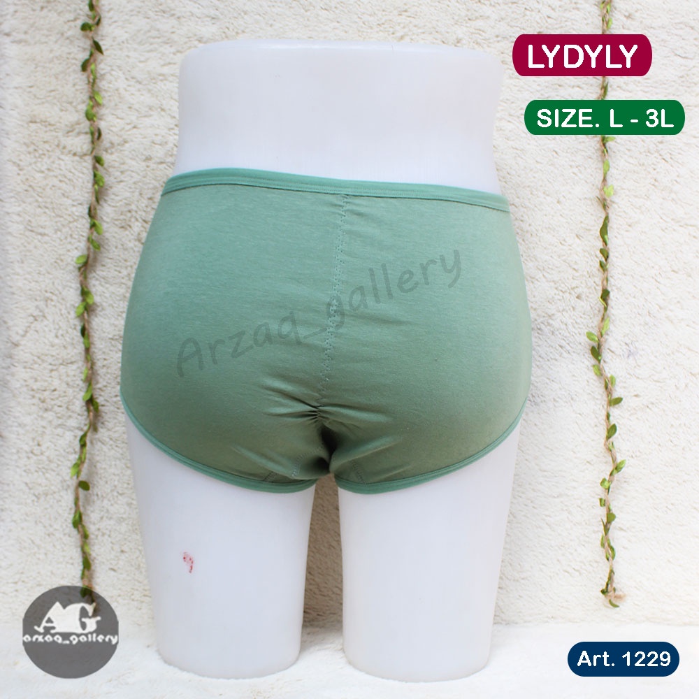 3PC ---- CD Lydyly Jumbo LD 1229 | Celana Dalam Wanita Citting Maxi LYDYLY