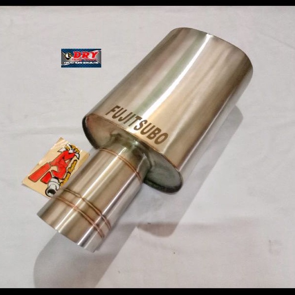 KNALPOT MOBIL FUJITSUBO ARGON FULL STENLESS BASS BULET ADEM UNIVERSAL MUFFLER