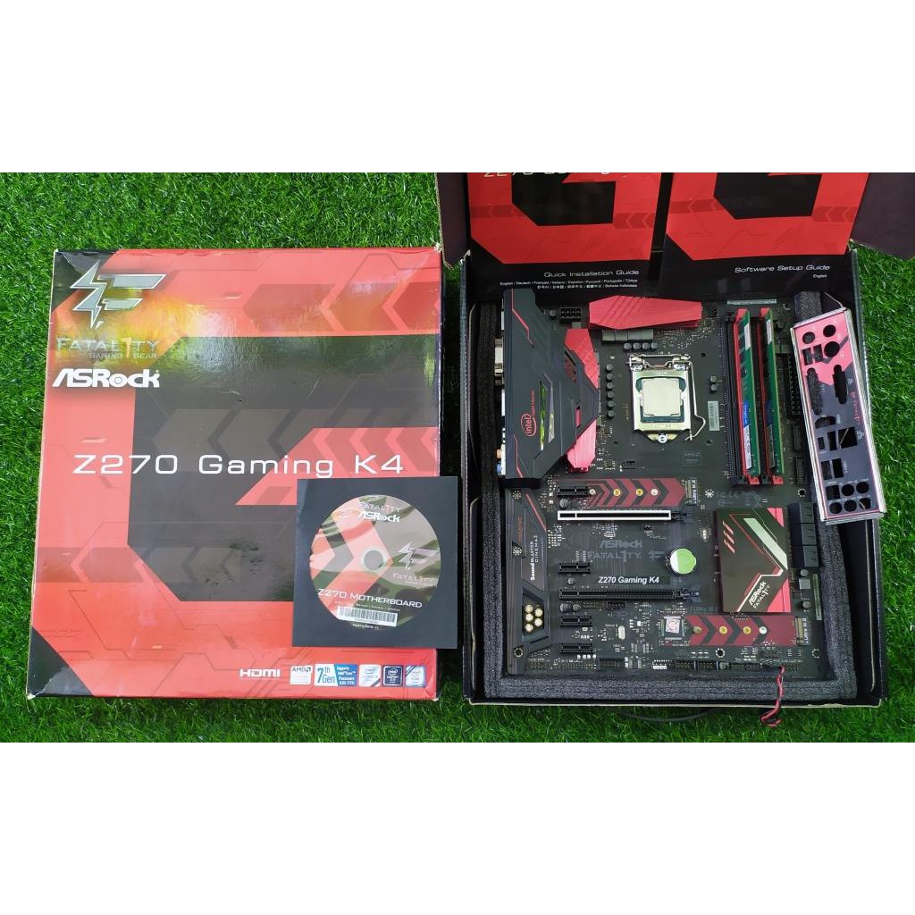 Motherboard Asrock Fatal1ty Z270 Gaming K4 Socket Lga 1151 Shopee Indonesia