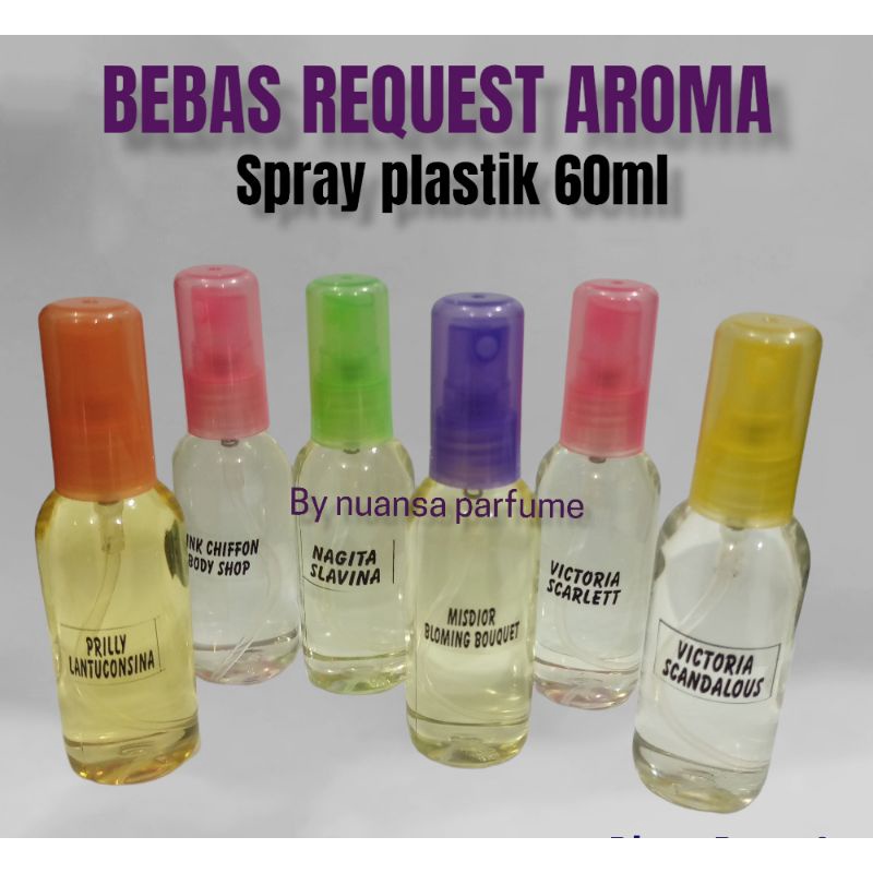 parfum BEBAS PILIH AROMA botol plastik 60ml